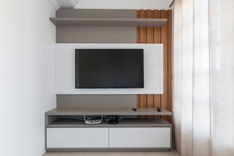 Foto dos móveis sob medida projetados e executados pela Goulart Móveis